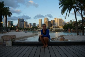 Blick auf Brisbane