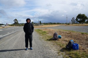 Bushaltestelle in Neuseeland