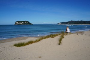 Maria am Whangamata Beach