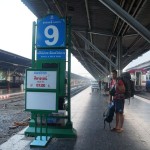 Am Bahnhof in Ayutthaya