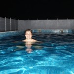 Pool auf dem Hosteldach
