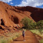 Vor dem Uluru