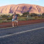 Uluru aus der Entfernung