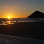 Sonnenaufgang in der Anaura Bay