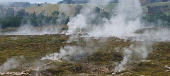 Neuseelands unterirdische Vulkanlandschaft