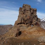 Auf einem der Bergsättel