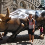 The Bronze Bull in Manhattan